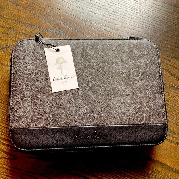 Robert Graham watch/glasses travel case, storage case.  Brand new never used. - Picture 1 of 5